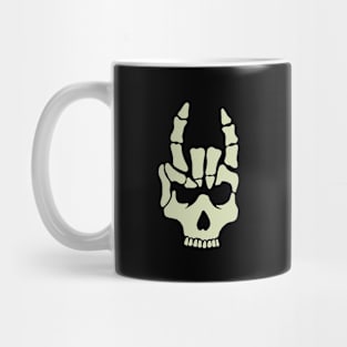 Metal Skull Vintage Design Mug